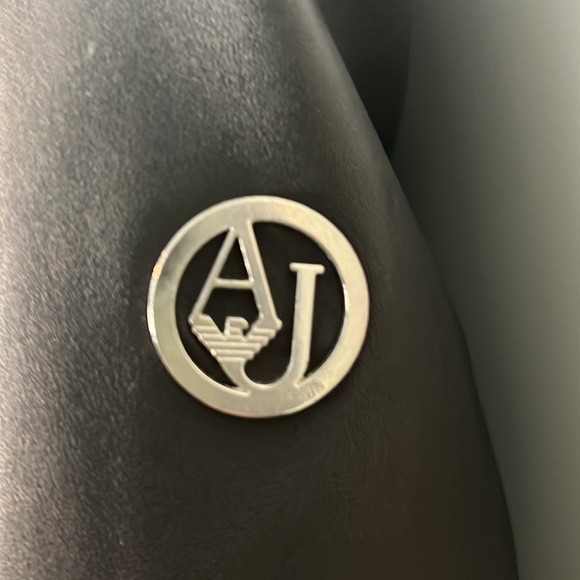 Armani Jeans Women’s Leather Jacket - Picture 4 of 10